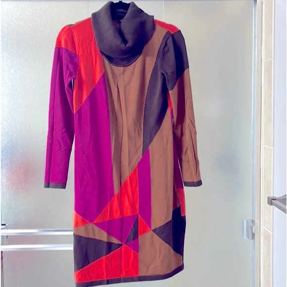 adrienne vittadini pink dress vintage 1990's ADRIENNE VITTADINI shirtdress / 90s pink gold cotton sleeveless dress / women's vintage dress / tag size 8